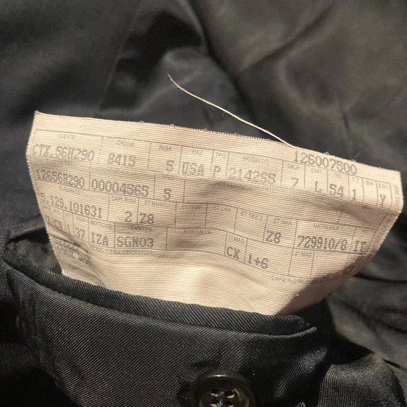 Ermenegildo Zegna Navy Blue Suit Jacket Pants - Picture 6 of 7